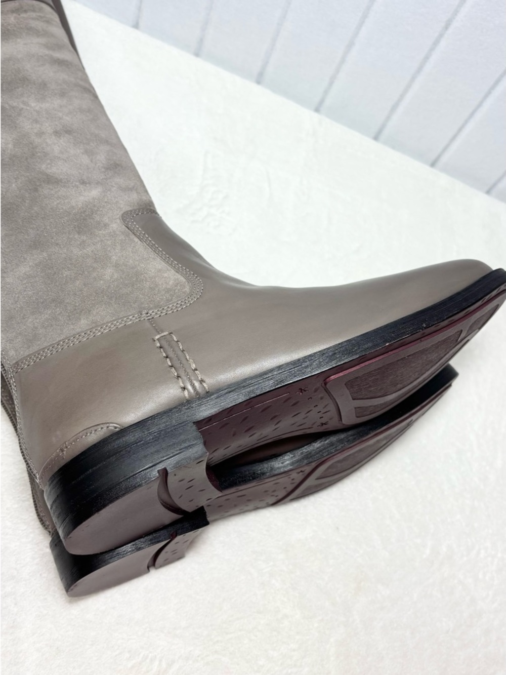Franco Sarto L-MEYER2 GRAY‎ Knee-High Boots Size 10 M - Picture 7 of 15